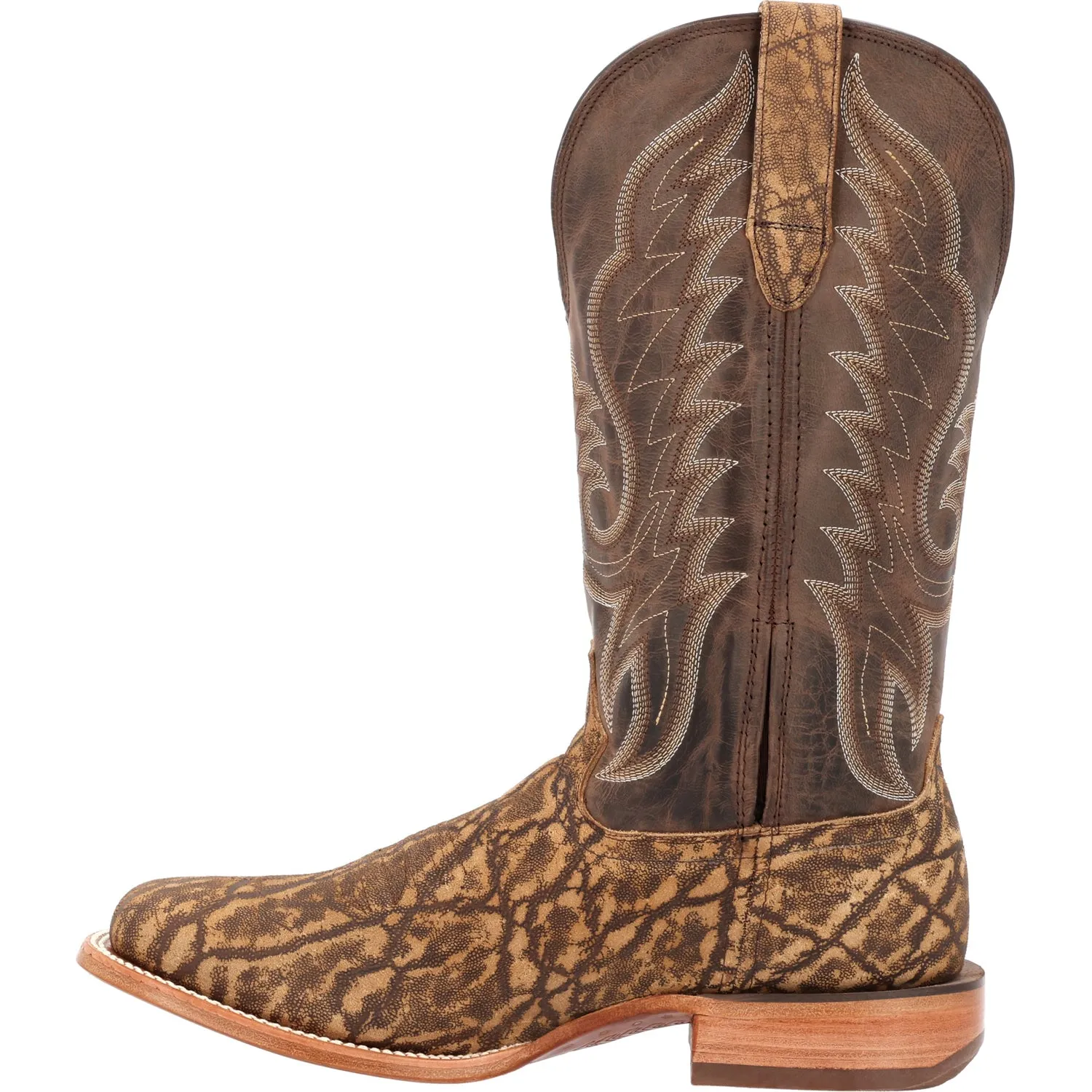 Durango Mens Arena Pro Western Rustic Tobacco Leather Cowboy Boots