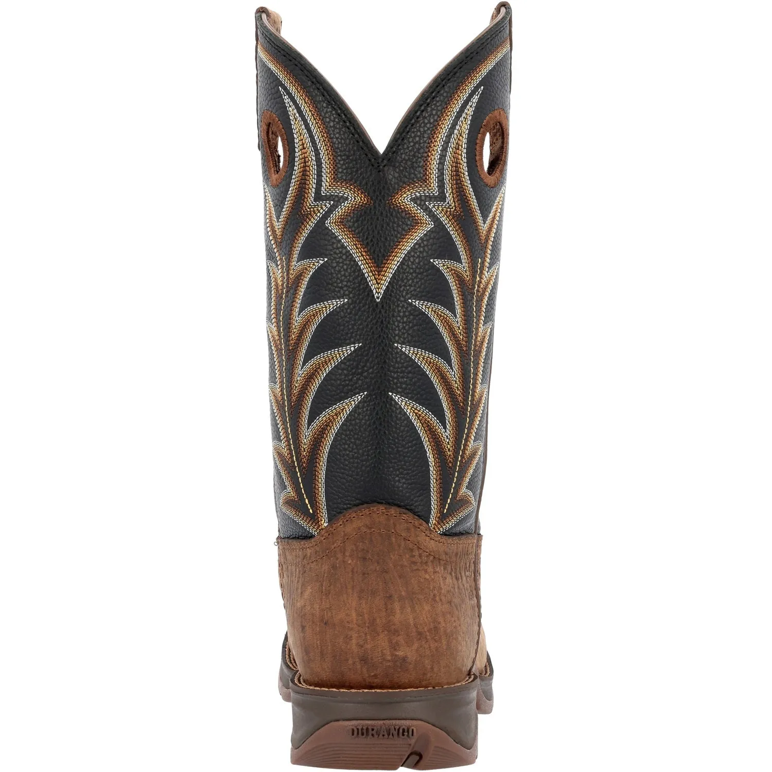 Durango Mens Rebel Western Oak Bark/Midnight Leather Cowboy Boots