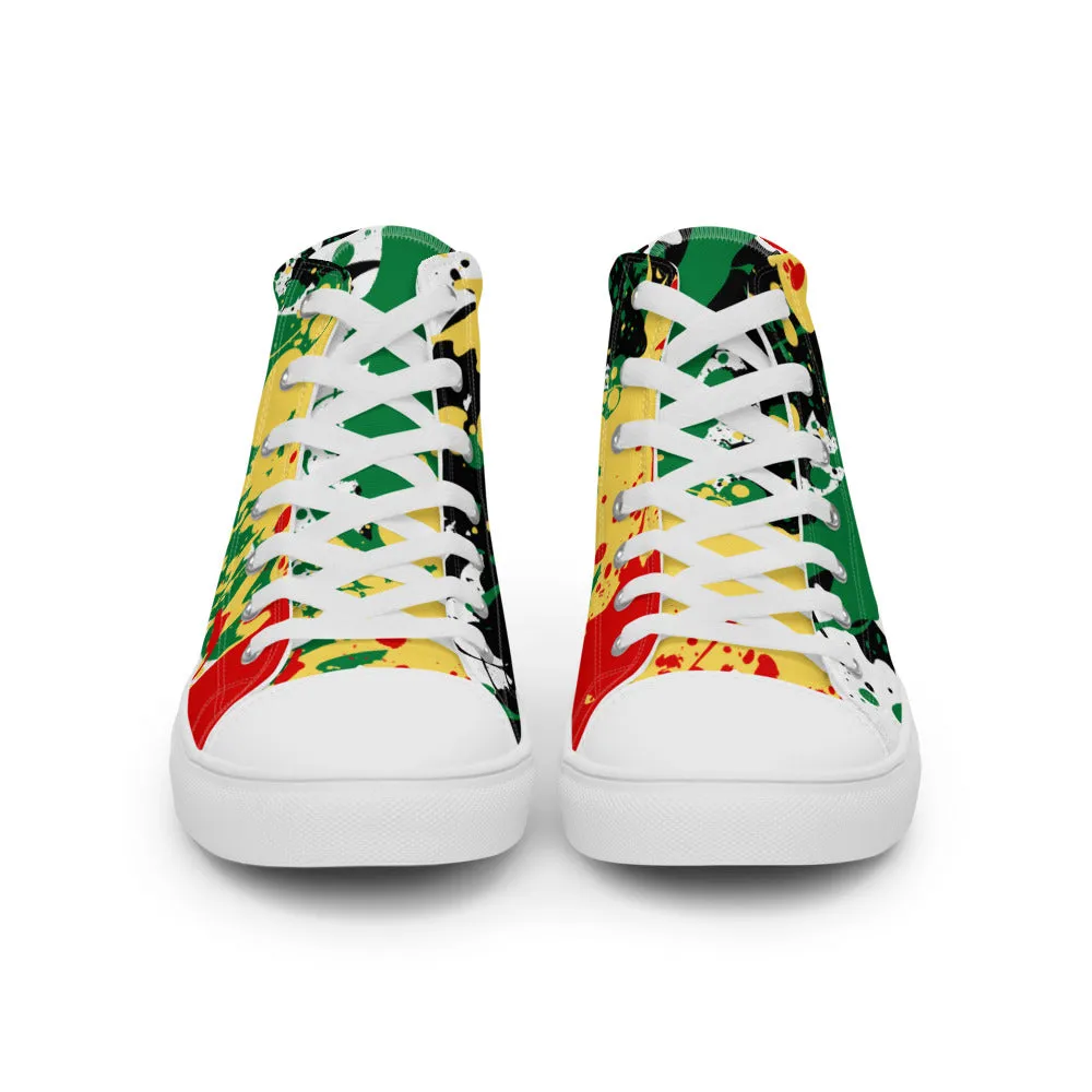 E4SO Splash Men’s high top canvas shoes