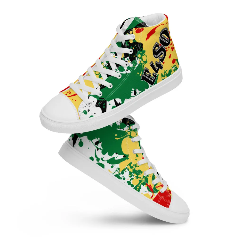 E4SO Splash Men’s high top canvas shoes