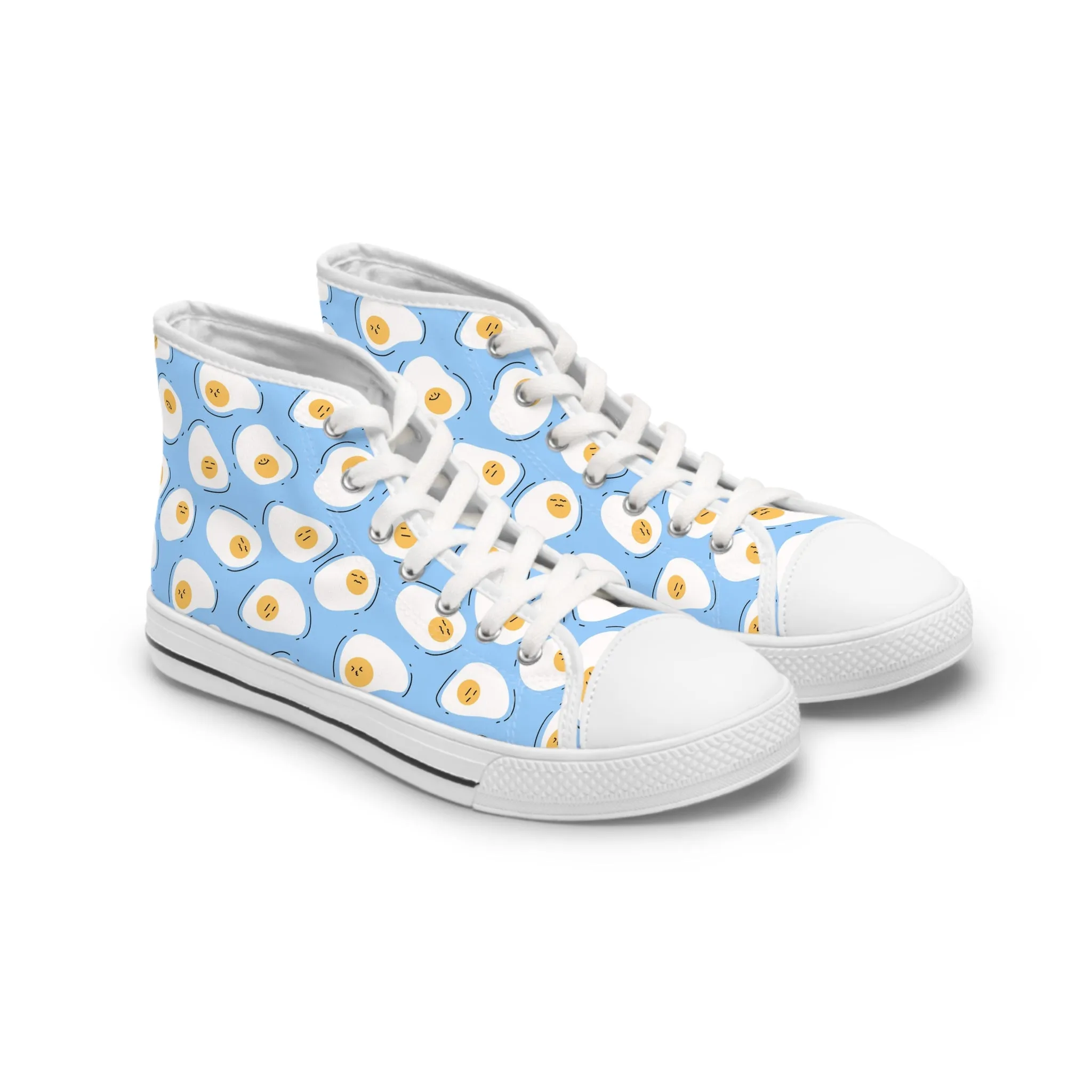 Egg Yolk Women's High Top Sneakers