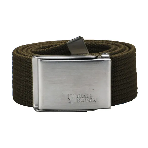 Fjallraven Canvas Belt - Dark Olive