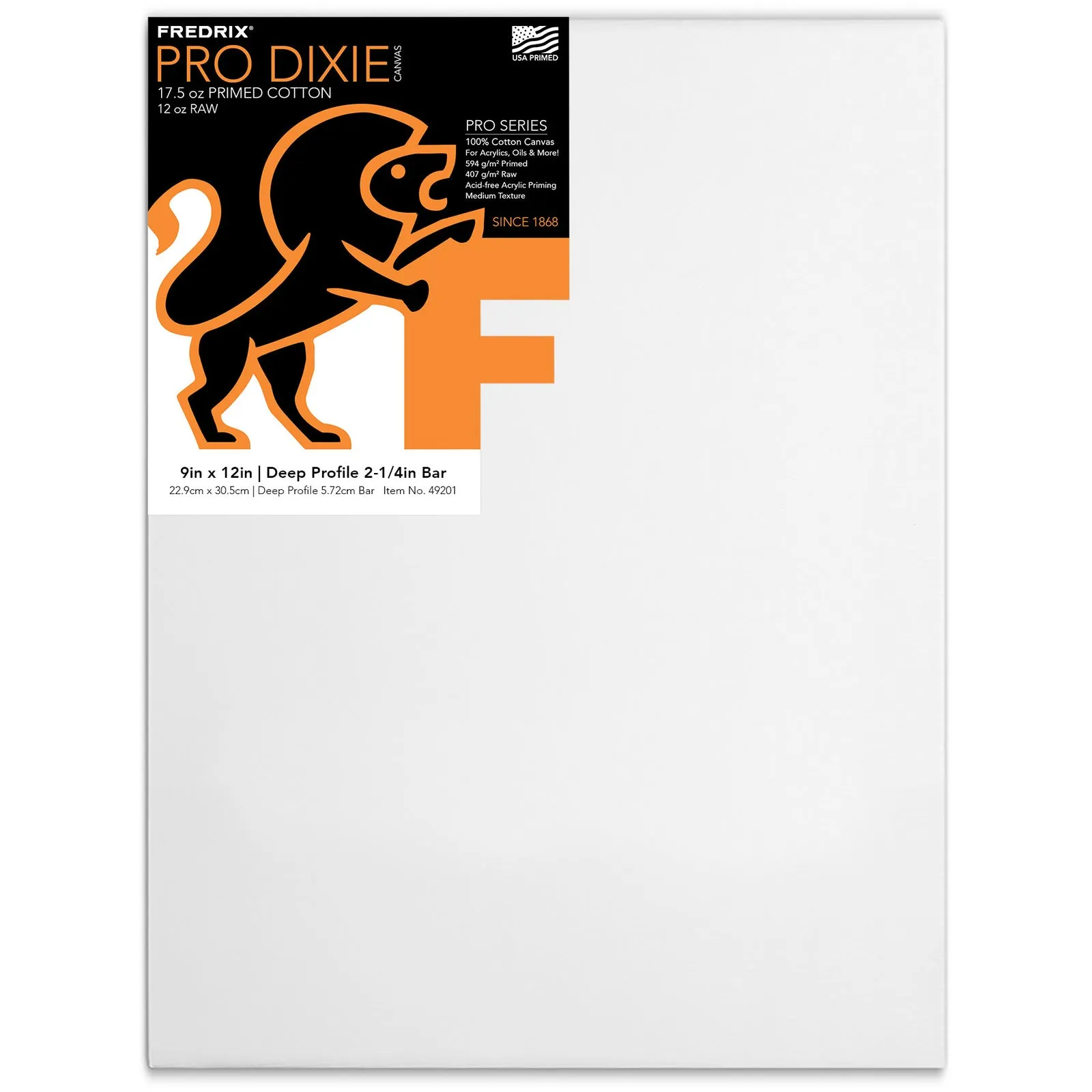 Fredrix Pro Series Dixie Stretched Canvas