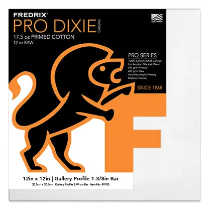 Fredrix Pro Series Dixie Stretched Canvas