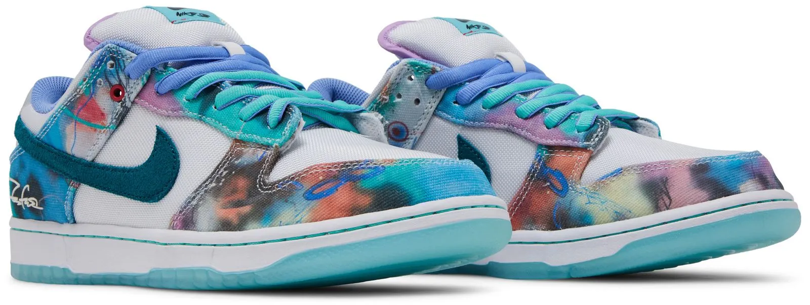 Futura Laboratories x Nike SB Dunk Low 'Bleached Aqua'