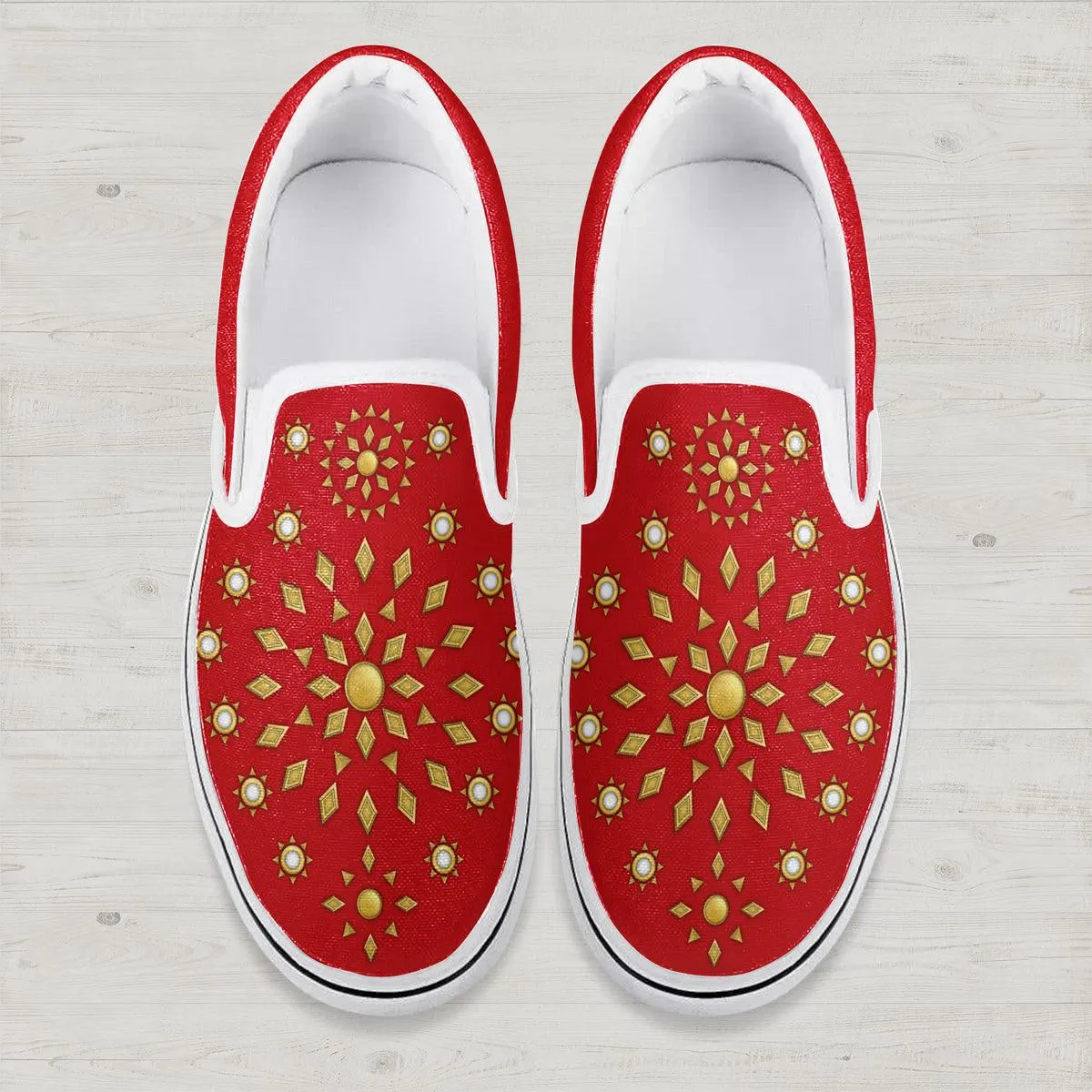 Gearhomie Elvis Burning Love Slip On Shoes