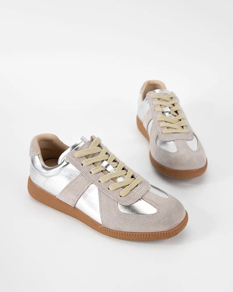 Genuine Leather Inner Height Sneakers