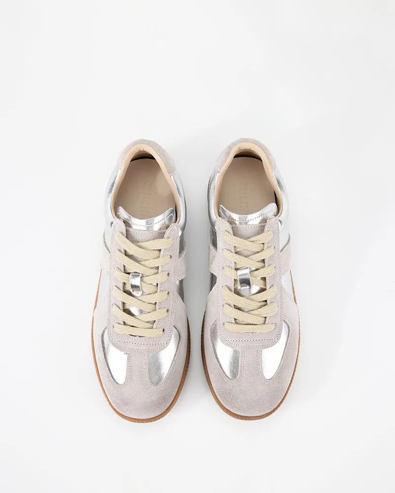 Genuine Leather Inner Height Sneakers