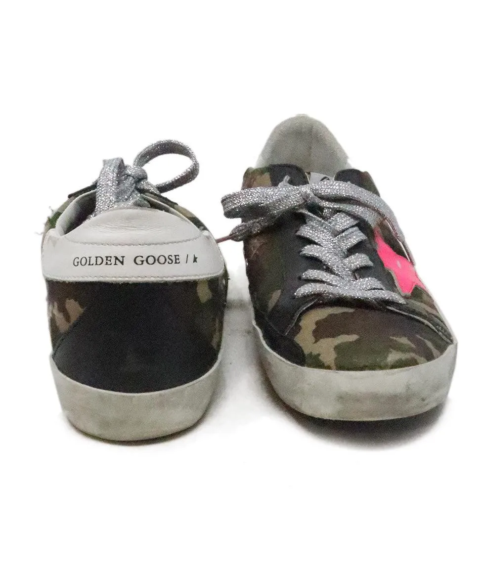 Golden Goose Camouflage Sneakers sz 10