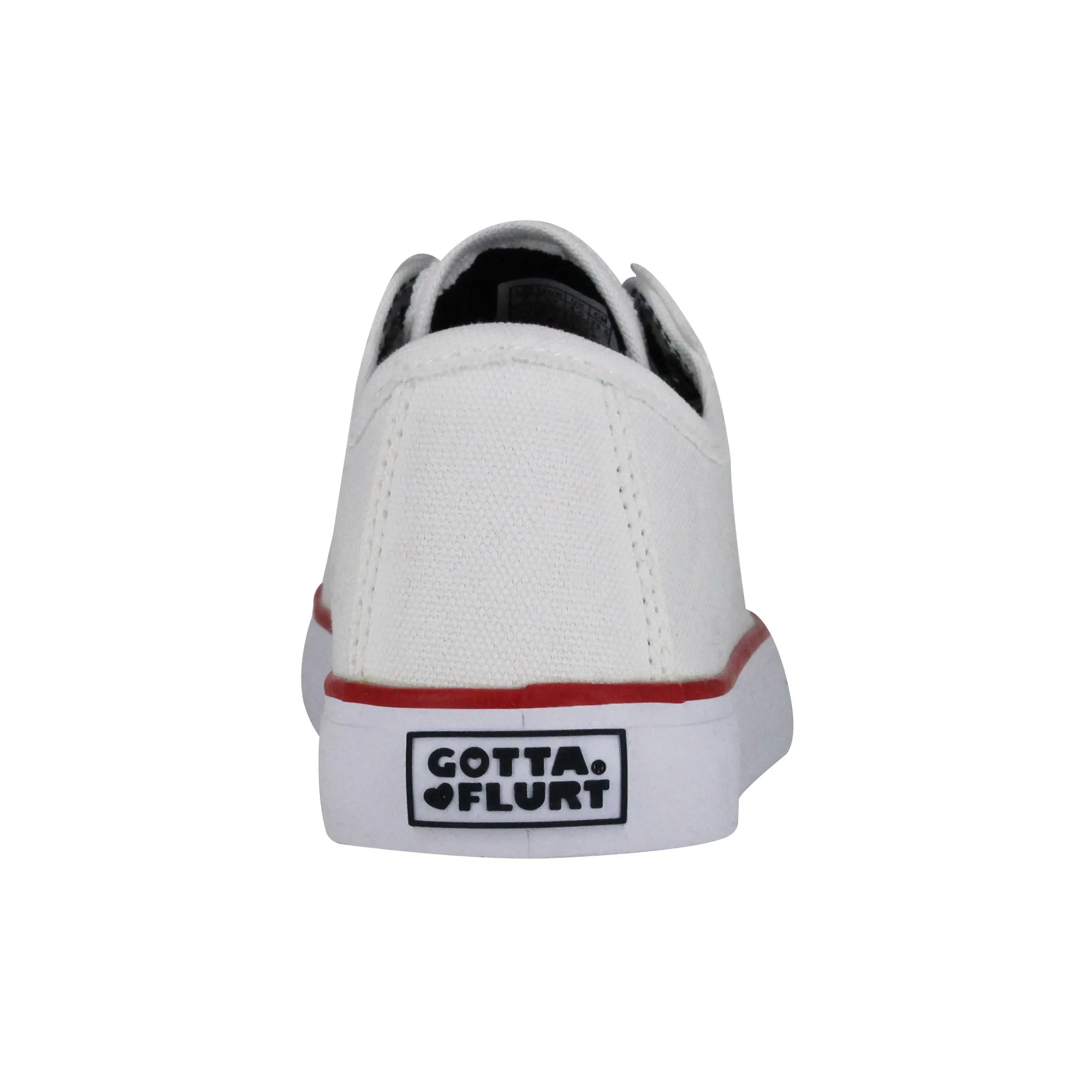 Gotta Flurt Women's Classic II White Canvas Low-Top Sneaker