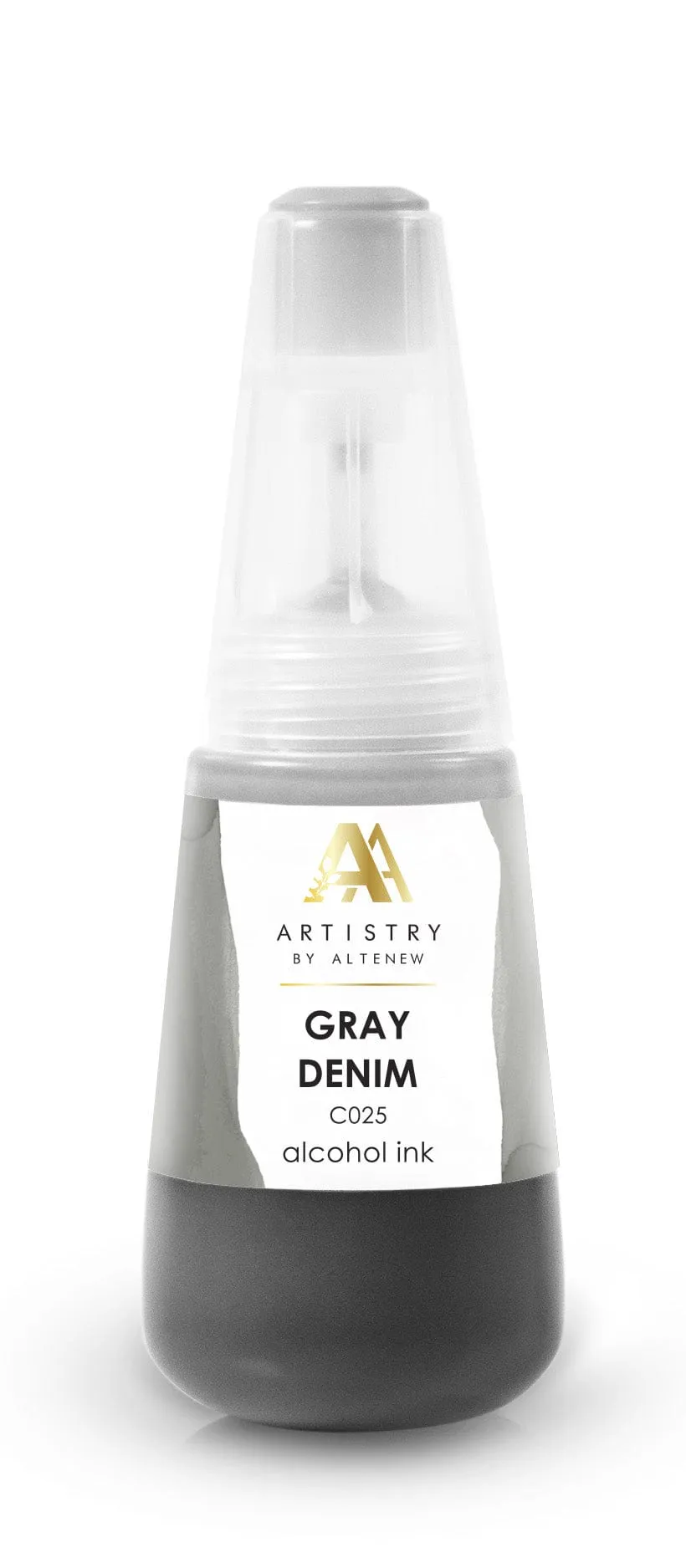 Gray Denim Alcohol Ink