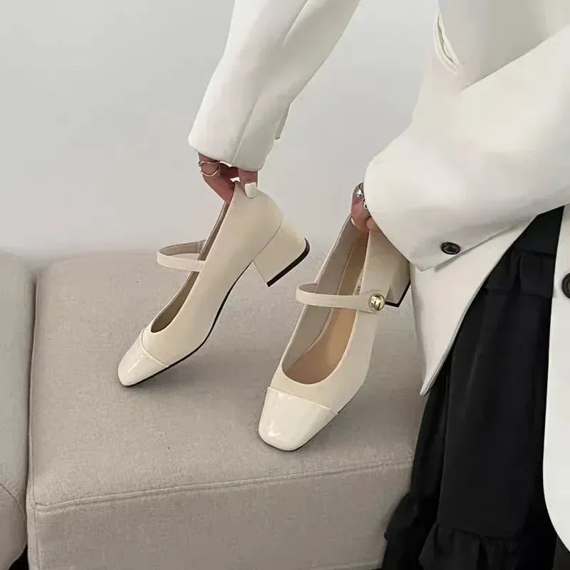 Harilyn Square Toe Pumps