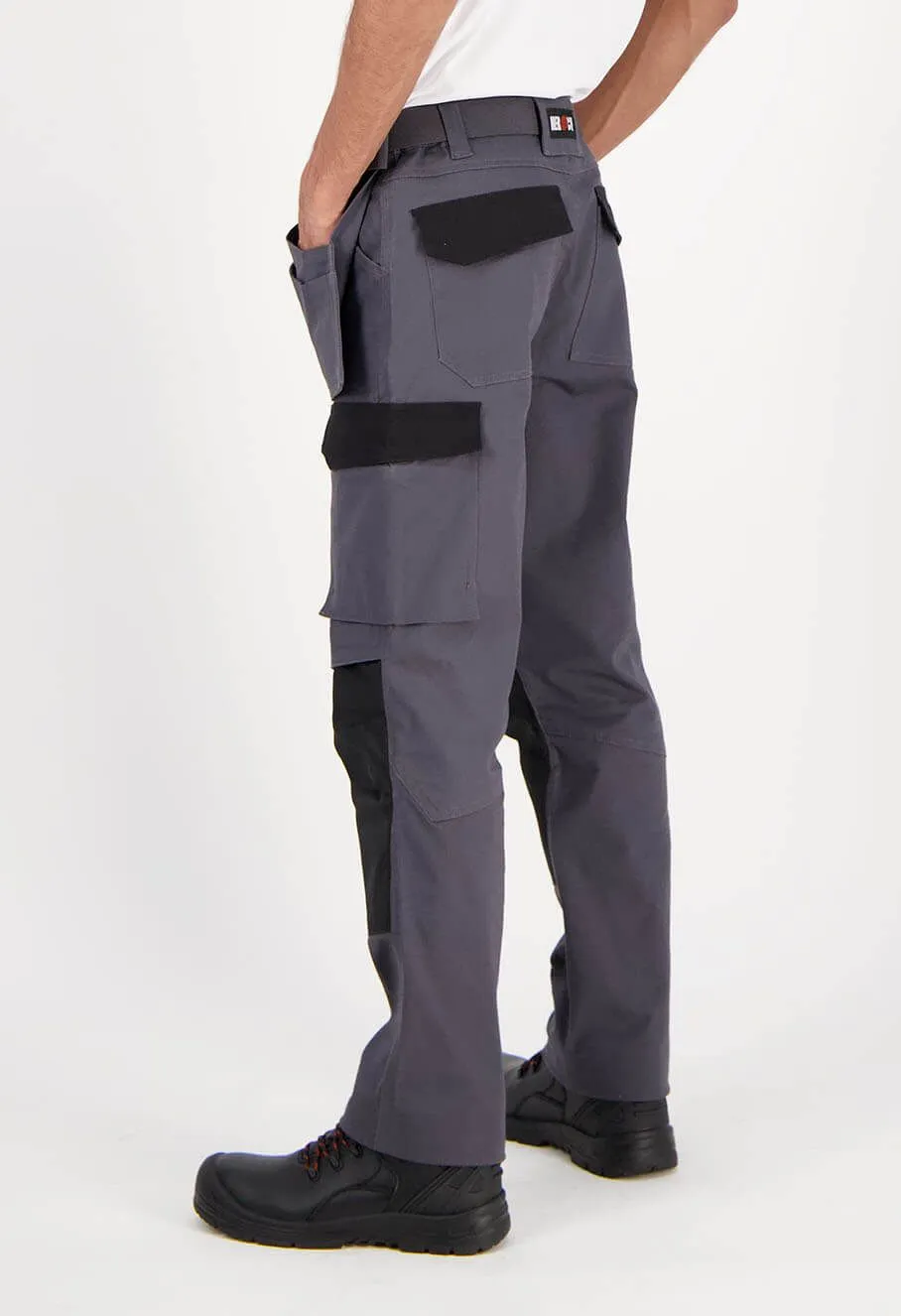 Herock&#x20;Spero&#x20;Work&#x20;Trouser&#x20;Stretch&#x20;Multipocket&#x20;-&#x20;Grey