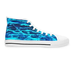 High Top Sneakers *Electric Blue*