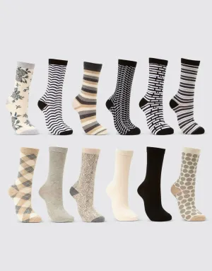 High Vein Socks 12 Pack