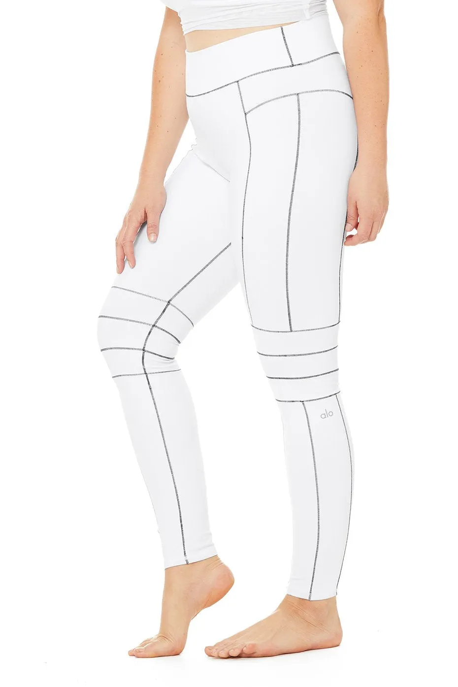 High-Waist Endurance Legging - White