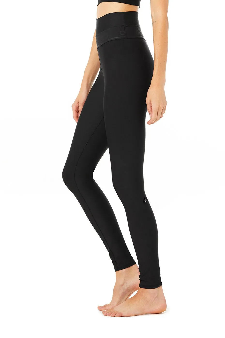 High-Waist Fitness Legging - Black