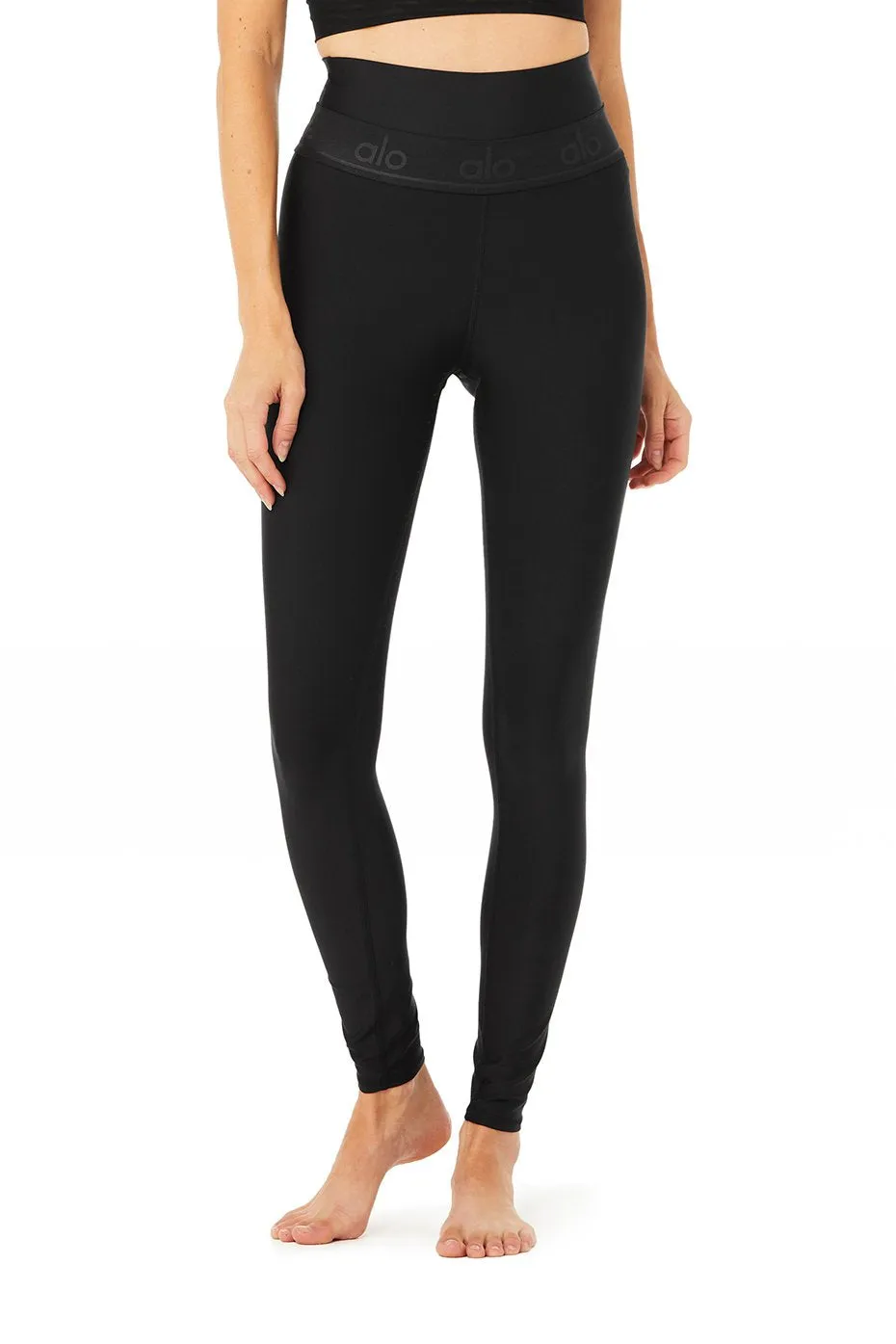 High-Waist Fitness Legging - Black