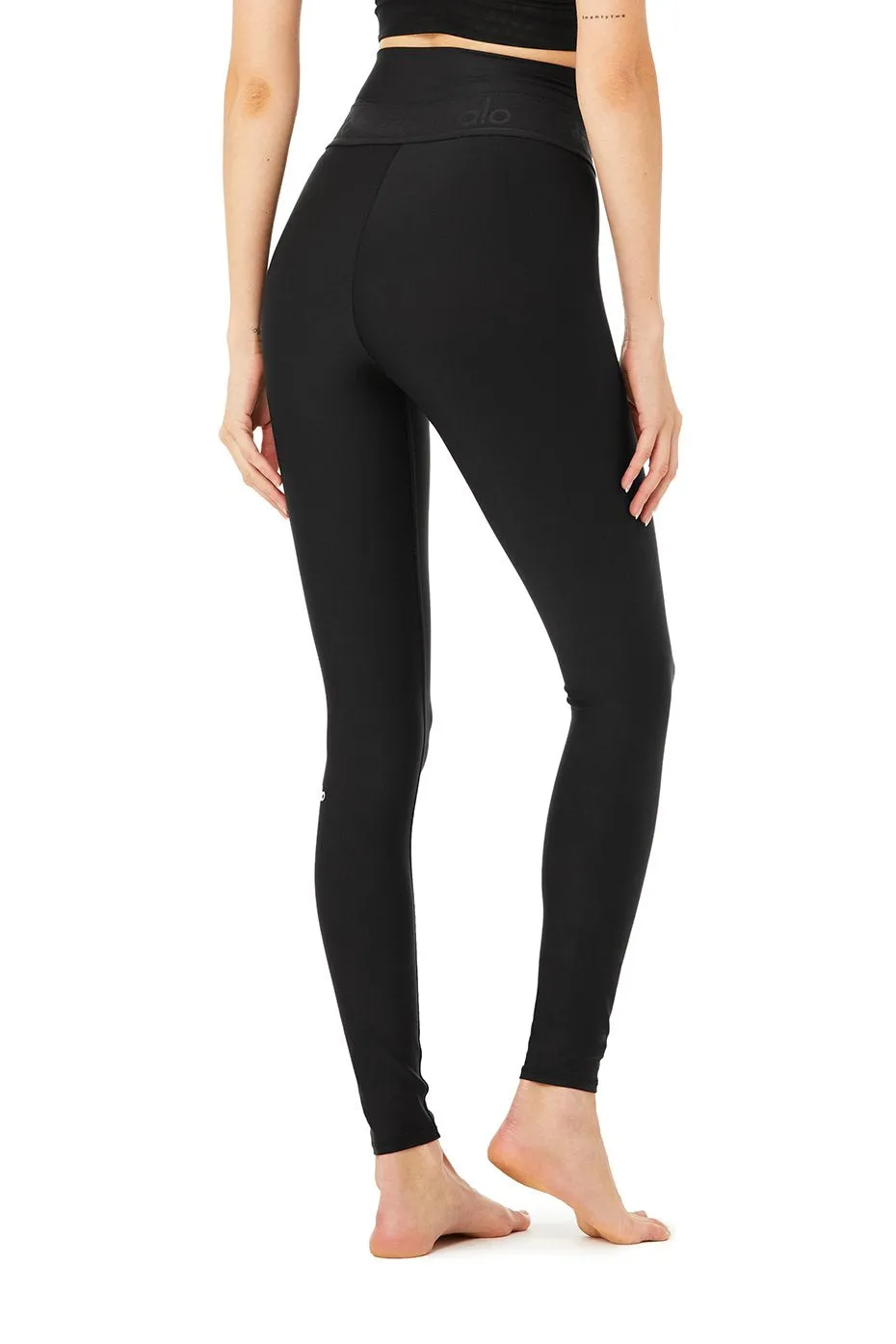 High-Waist Fitness Legging - Black