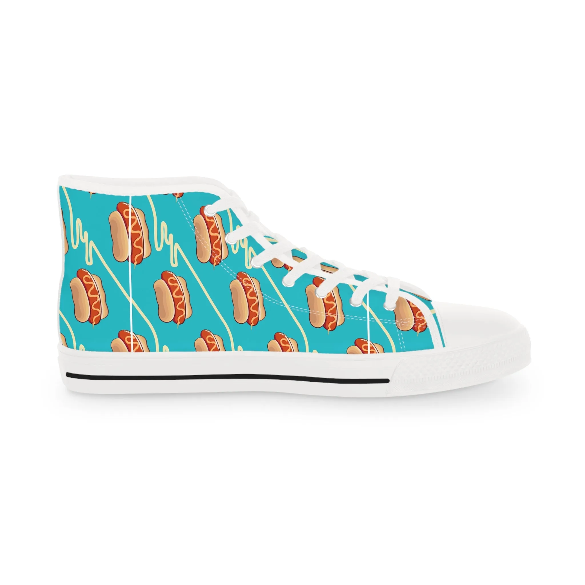 Hot Dogs Men's High Top Sneakers