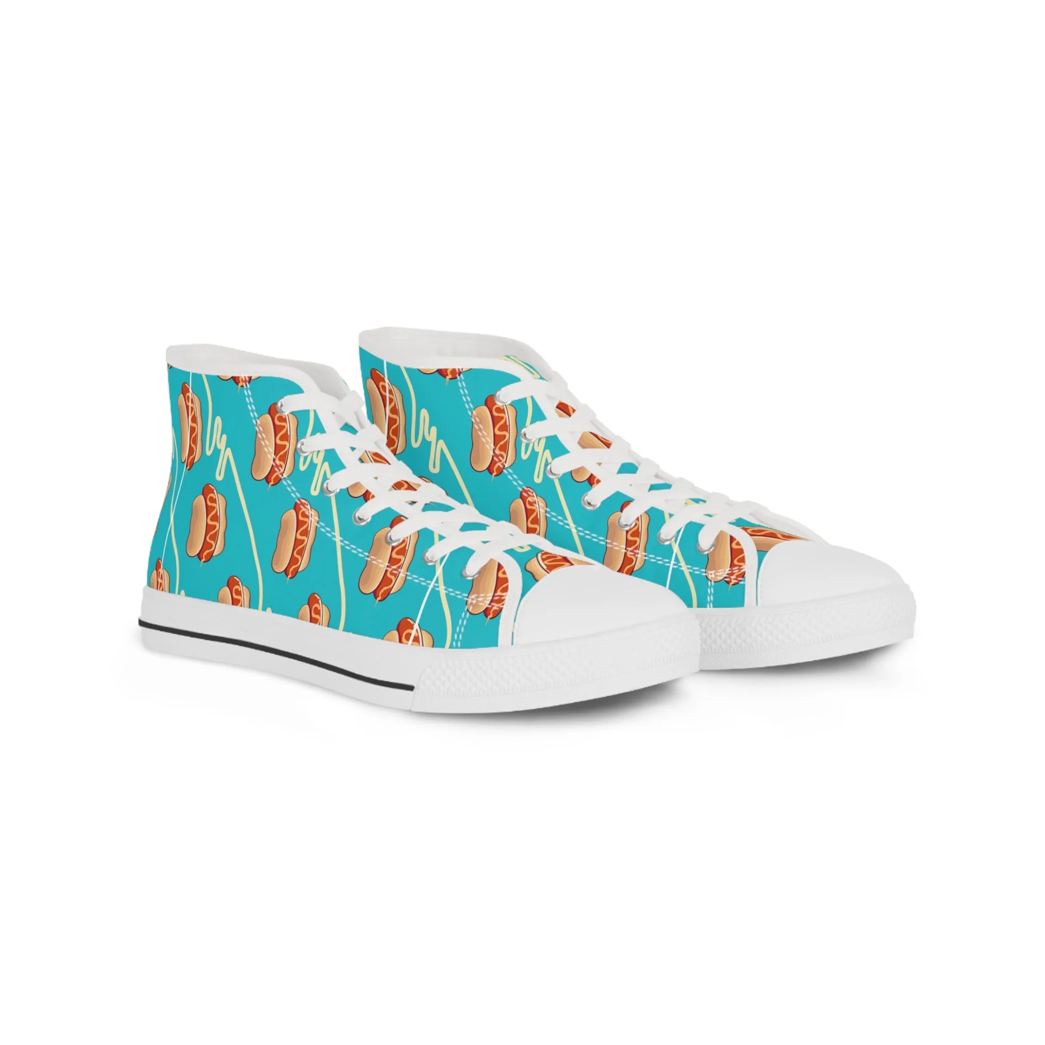 Hot Dogs Men's High Top Sneakers