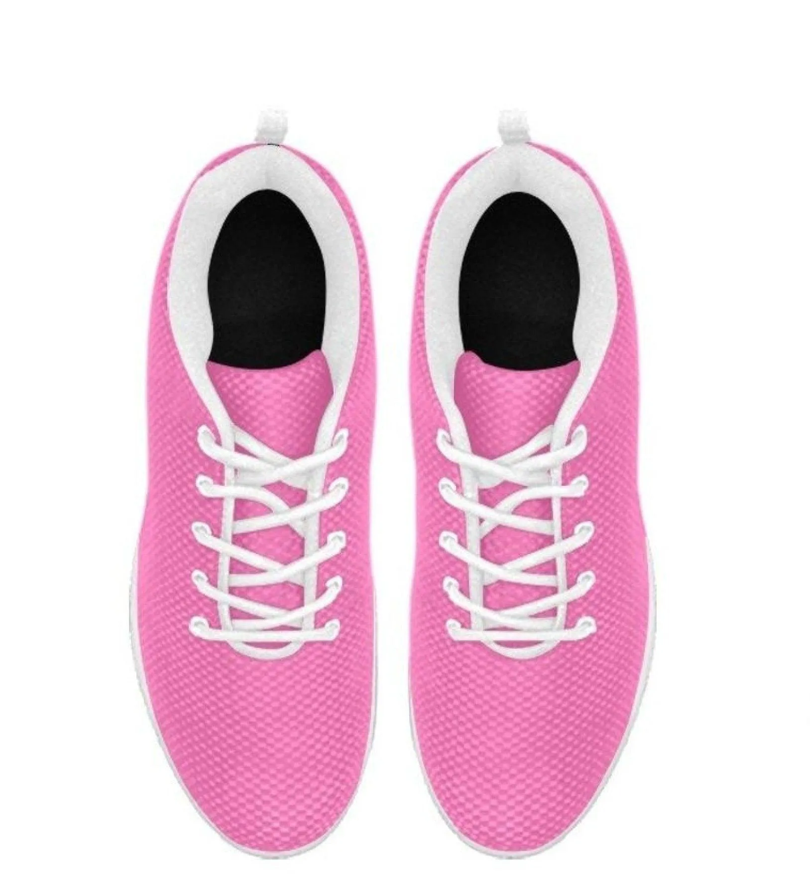 Hot Pink Running Sneakers Shoes For Women