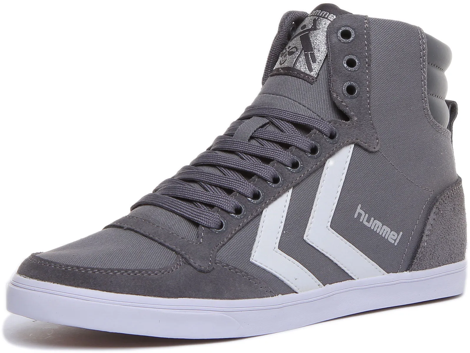 Hummel Slimmer Sta Hi In Grey White