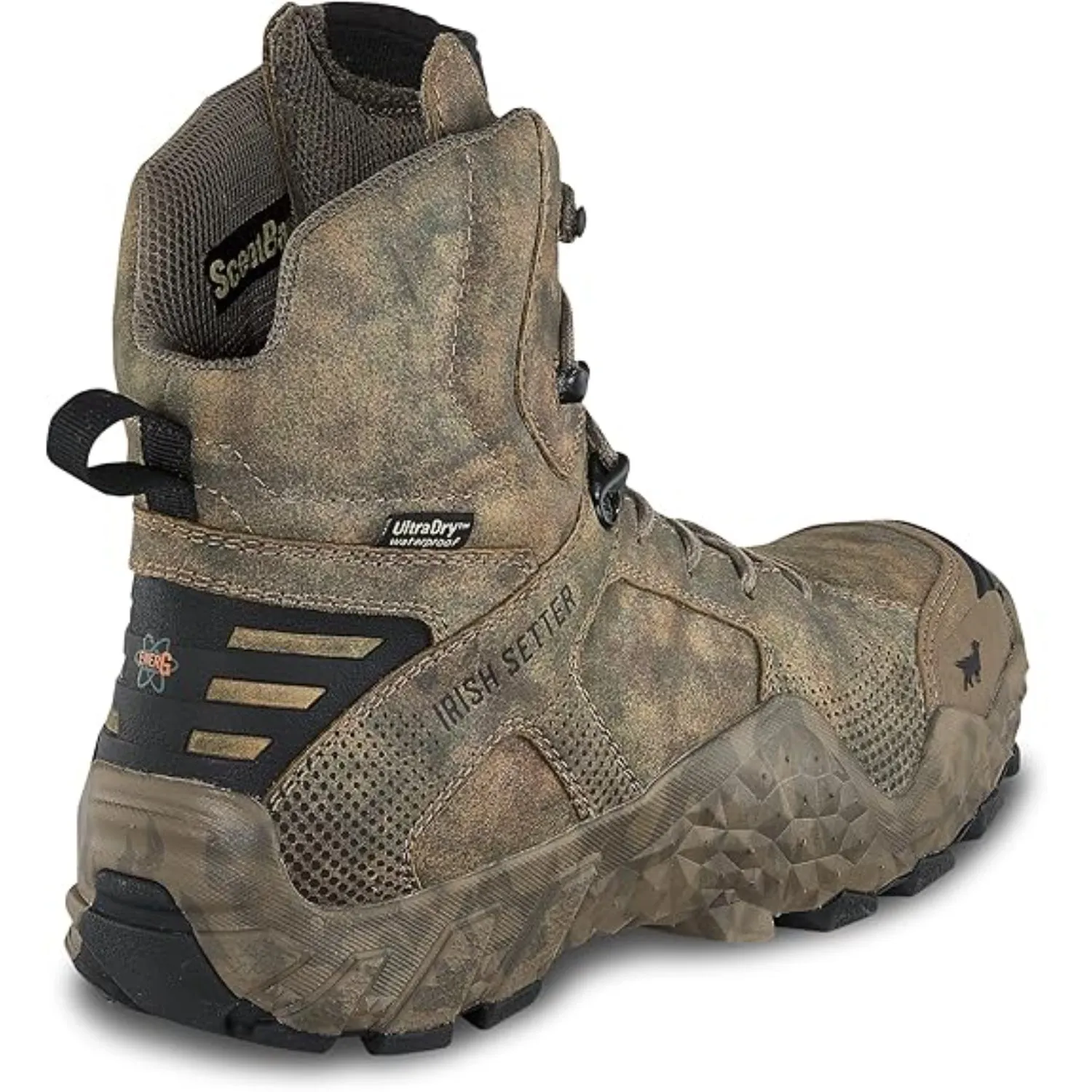 Irish Setter 2815 VaprTrek Men's 8" Waterproof Hunting Boot, Earth Field Camo (P), 9.5 EE (Wide)