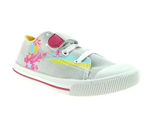 Kids Pinky Poppy03E Canvas Multi Colored Sneakers Shoes