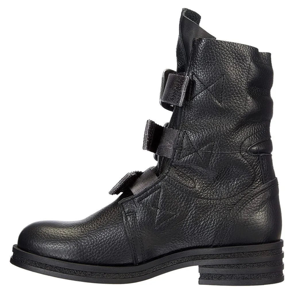 Kiff682Fly Leather Women's Buckle Ankle Boots