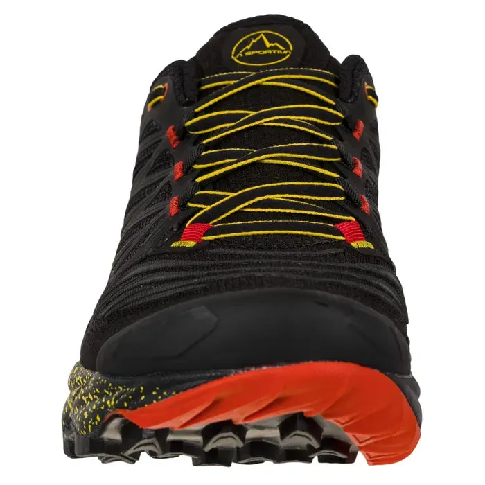 La Sportiva Akasha II Mens Trail Running Shoe - Black/Yellow