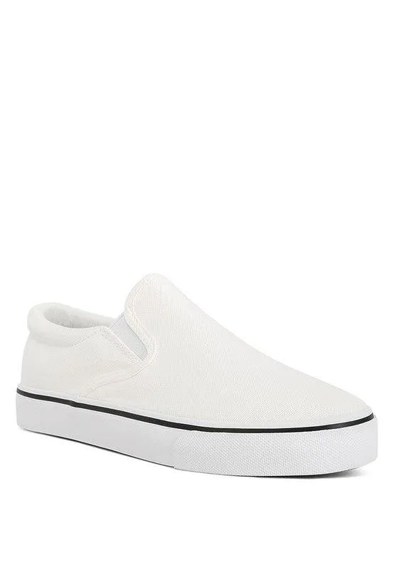 Laszlo Canvas Slip On Sneakers