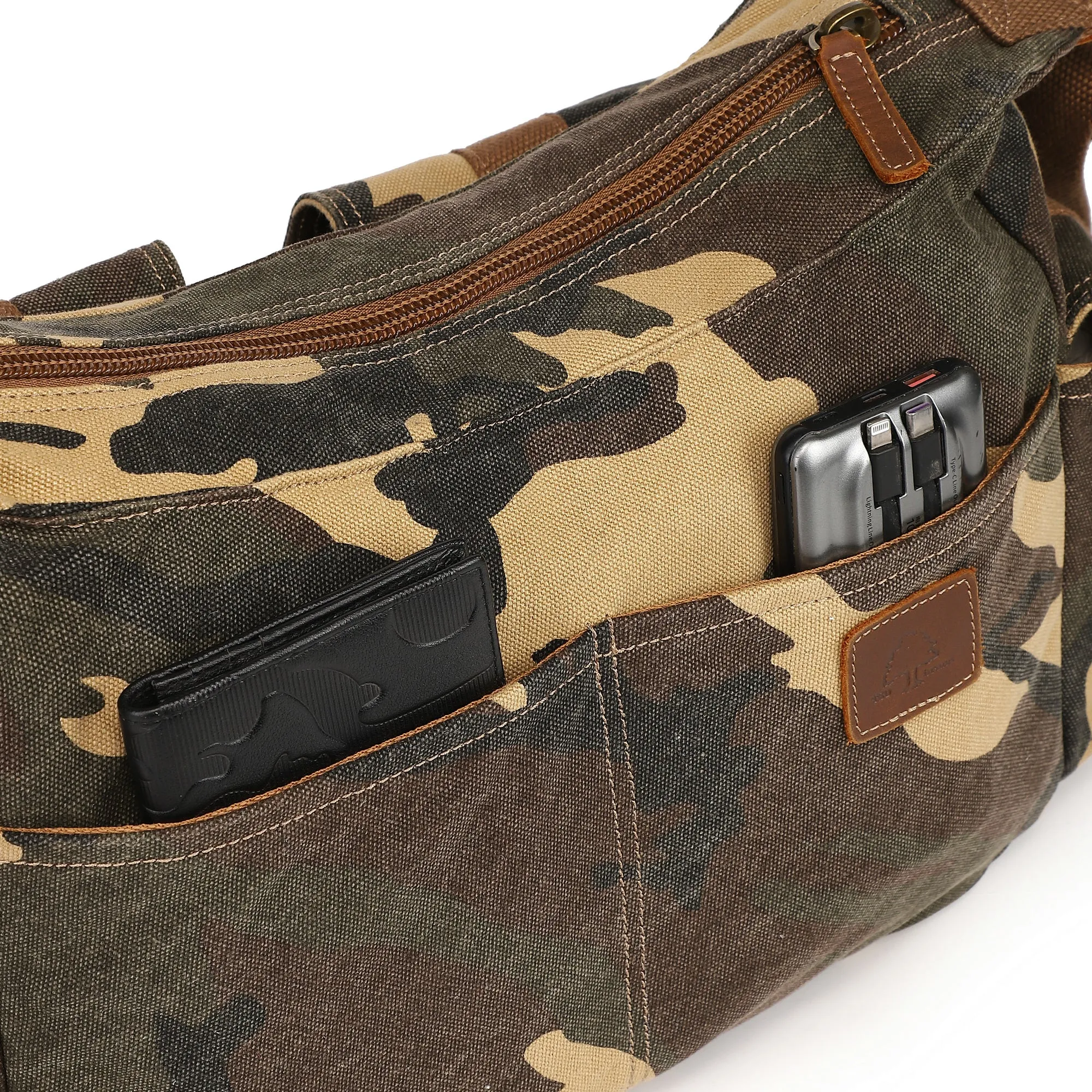 Leaf Hill Camo Mail Bag