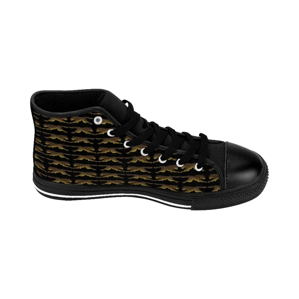 Leaping Leopards Women's High-top Sneakers