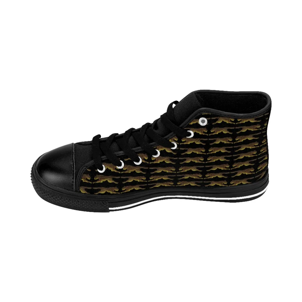 Leaping Leopards Women's High-top Sneakers