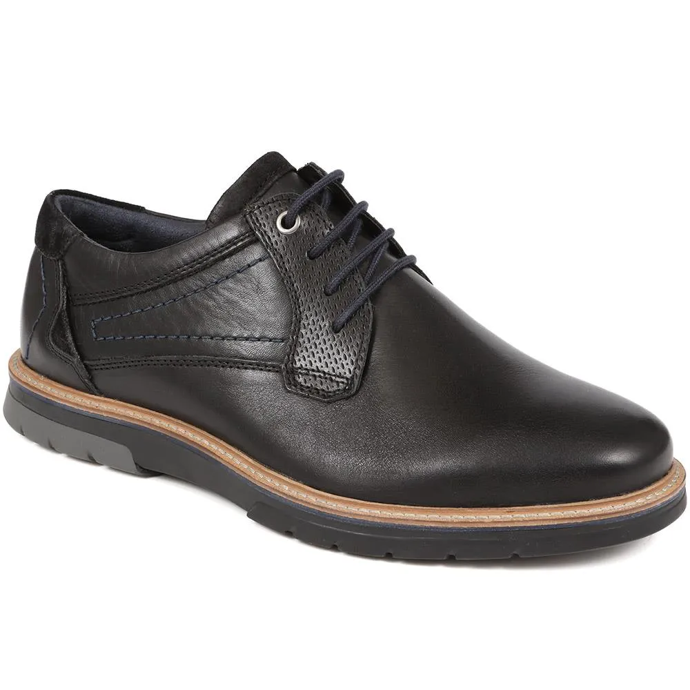 Leather Lace-Up Shoes - PARK38003 / 324 386