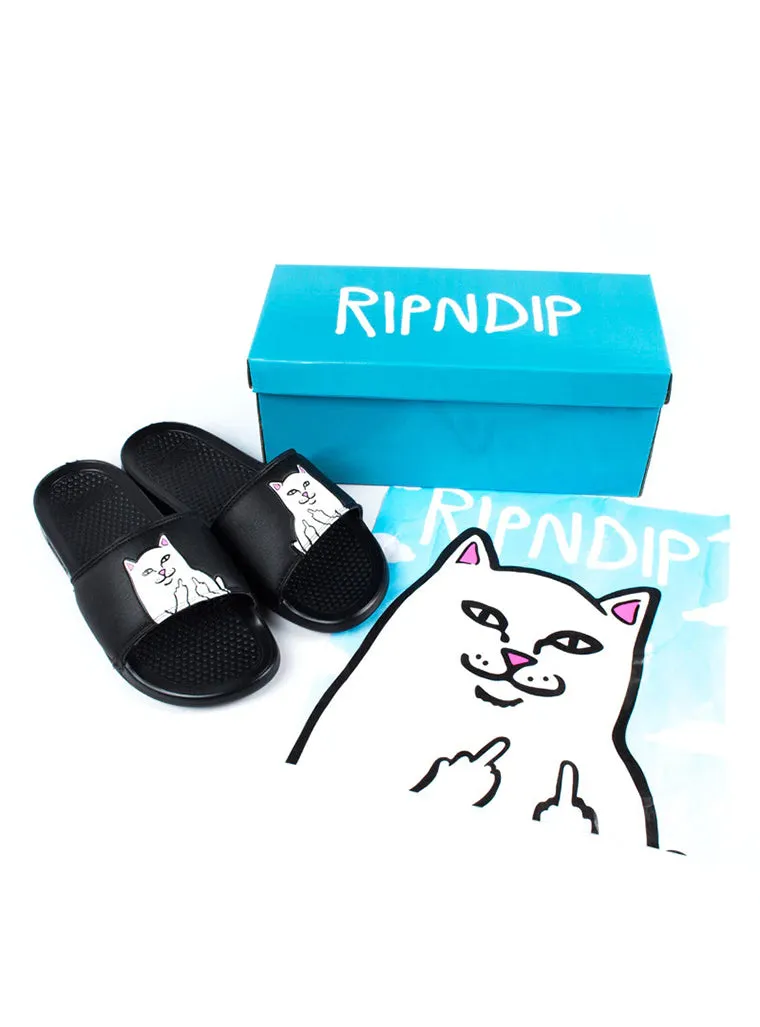 Lord Nermal Slides - Black