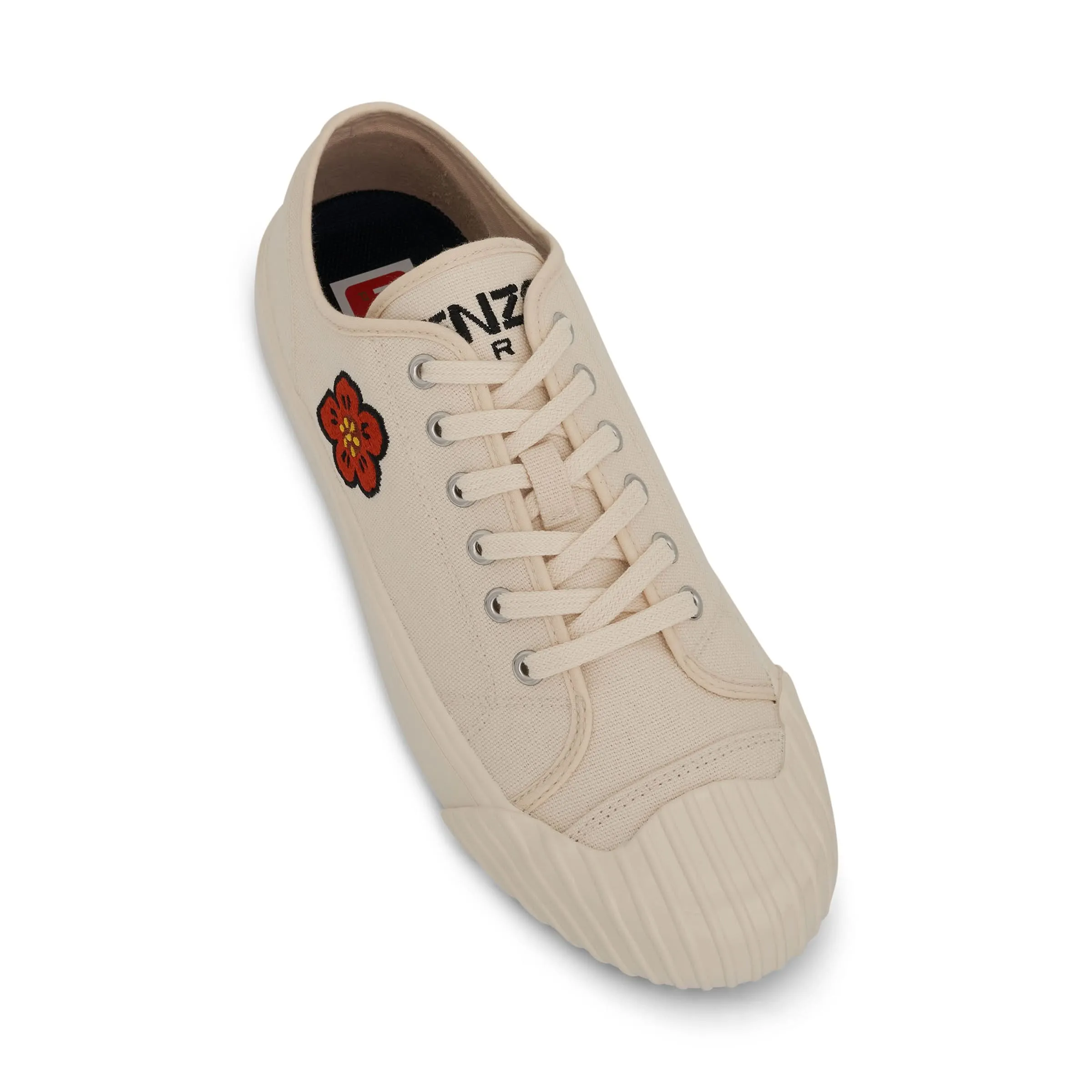 Low School Sneaker in Cream