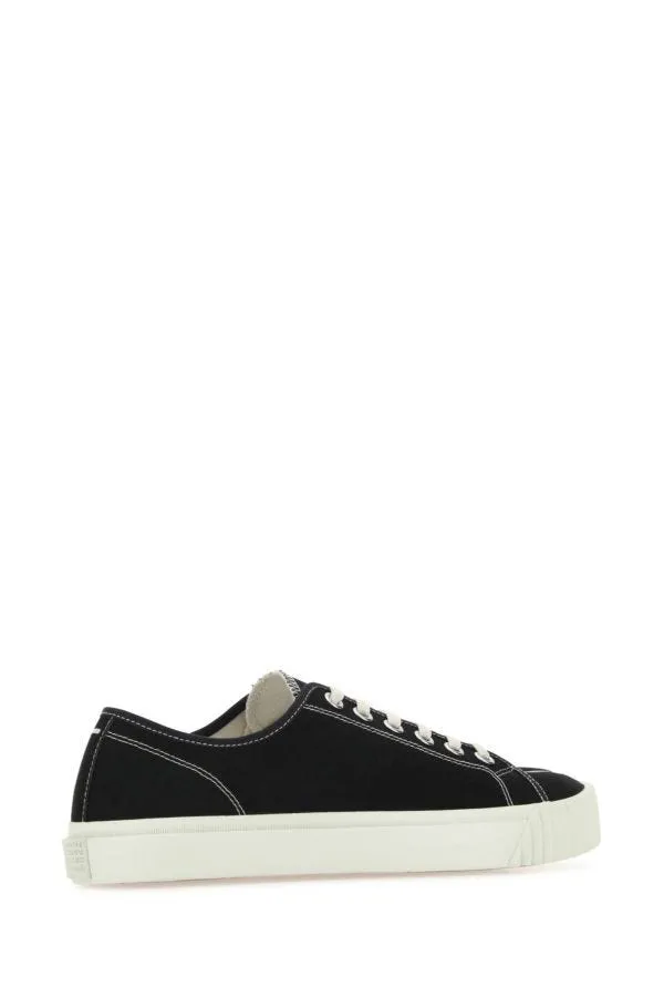 MAISON MARGIELA | Black canvas Tabi sneakers