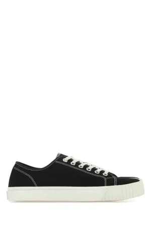 MAISON MARGIELA | Black canvas Tabi sneakers