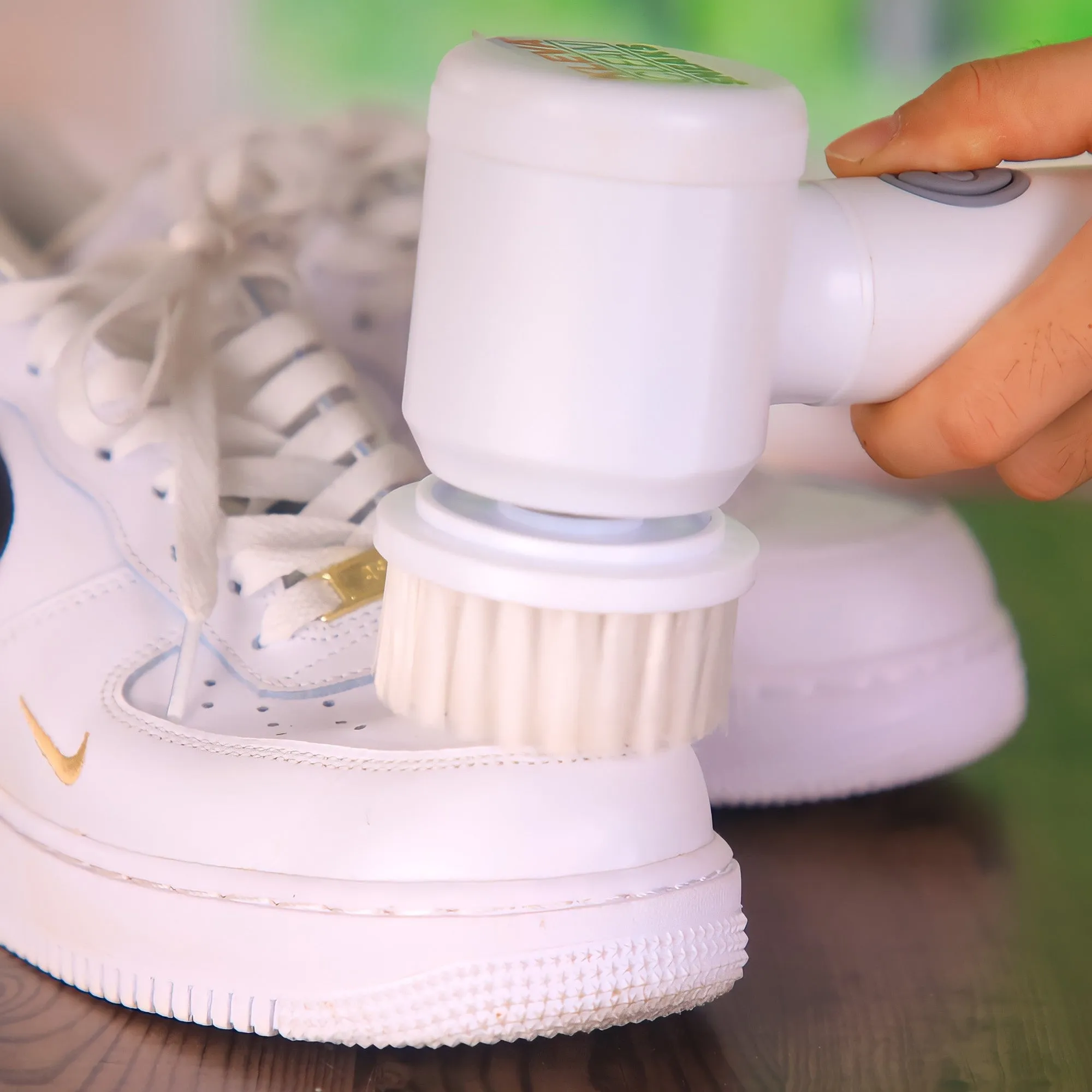 Make old shoes look new! Kleva Clean Sneaks Automatic Shoe Cleaner