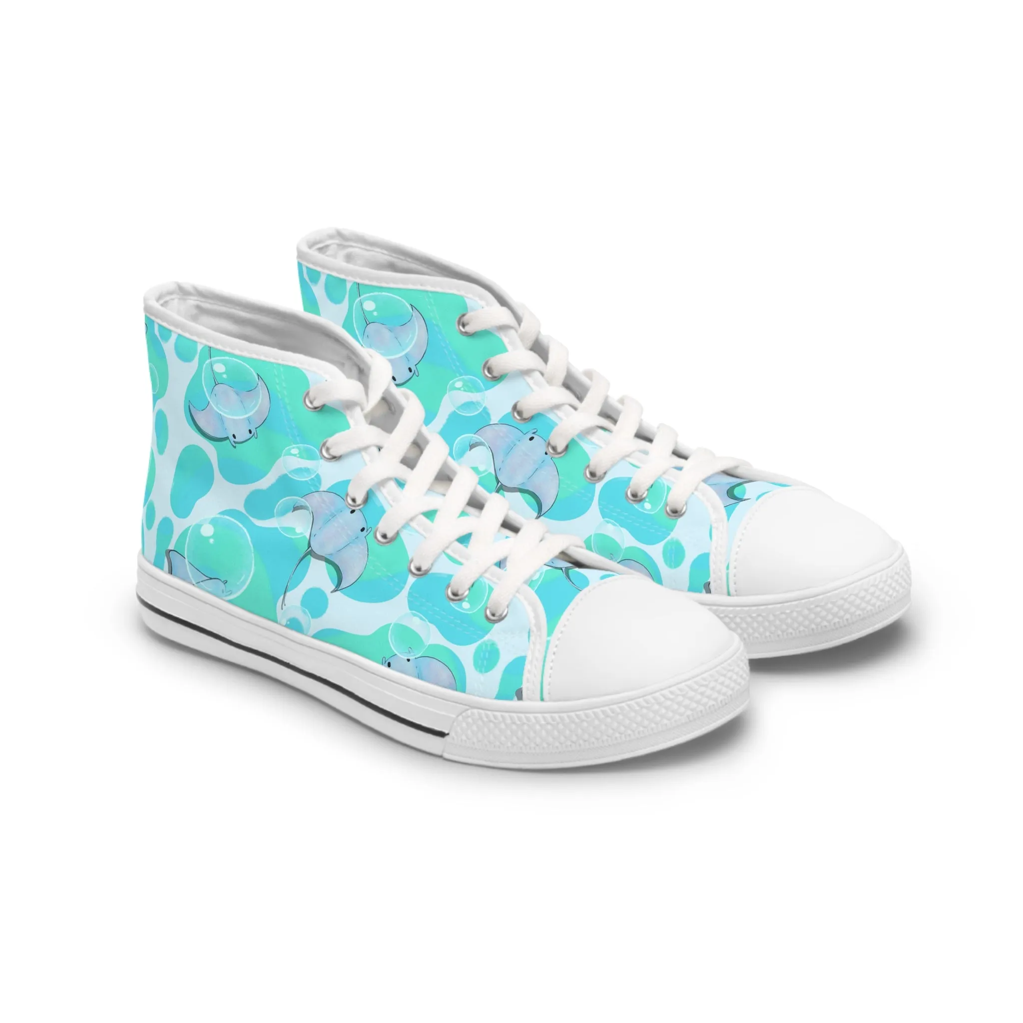 Manta Ray Women's High Top Sneakers