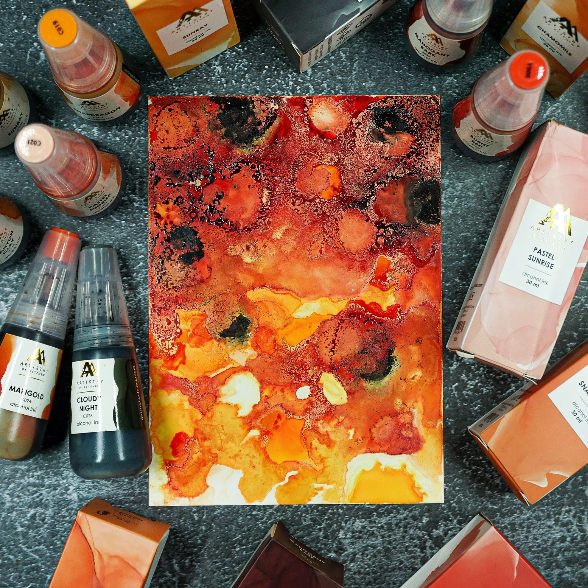 Marigold Alcohol Ink