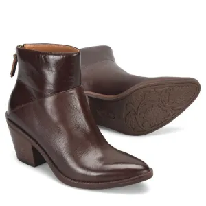 Marley Leather Bootie - Chocolate