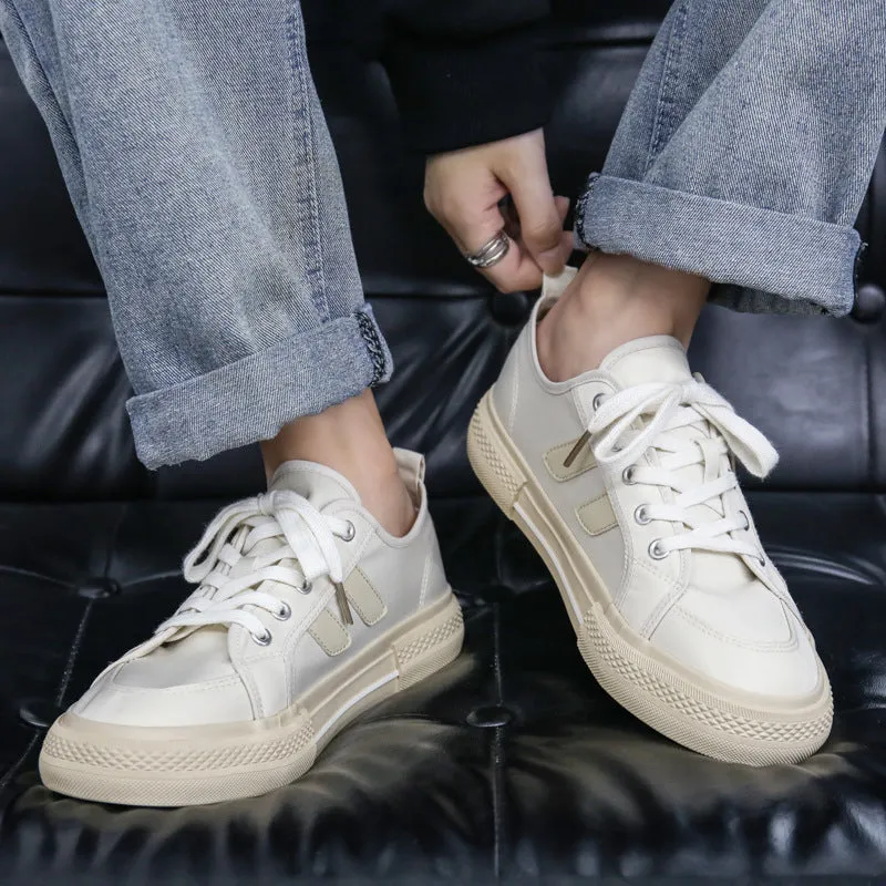 Men Fashion Canvas Soft Flat Casual Shoes