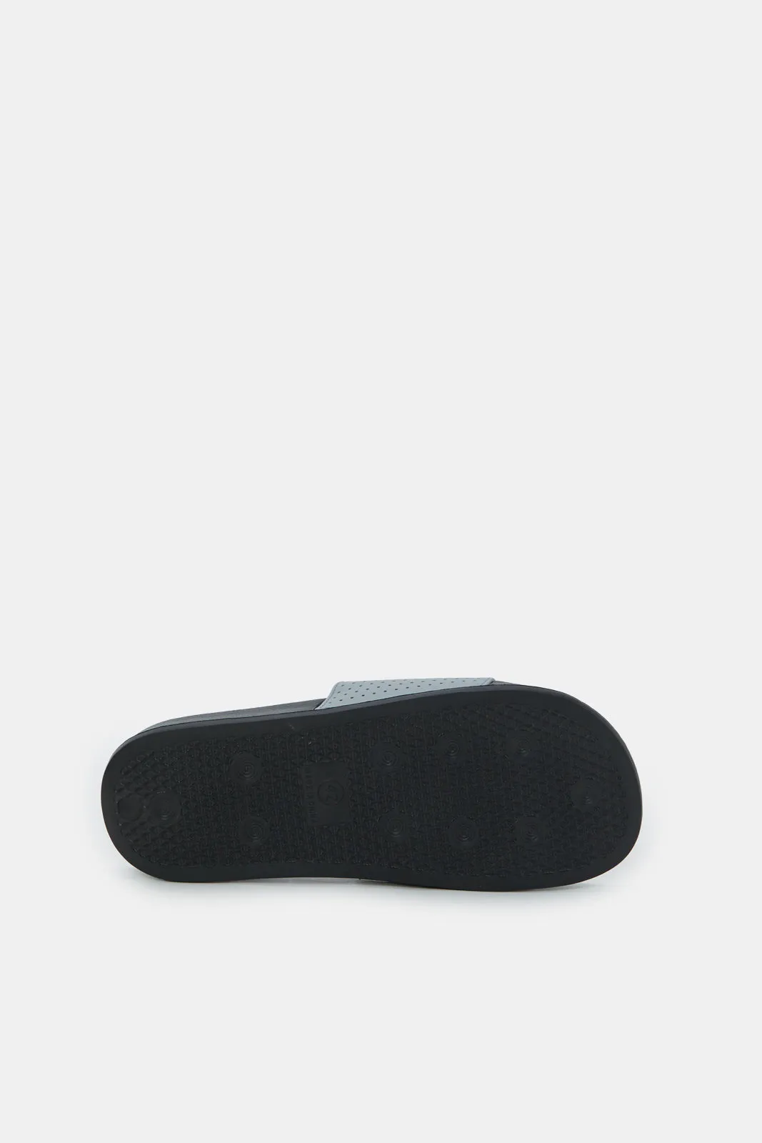 Men Grey Slide With Velcro