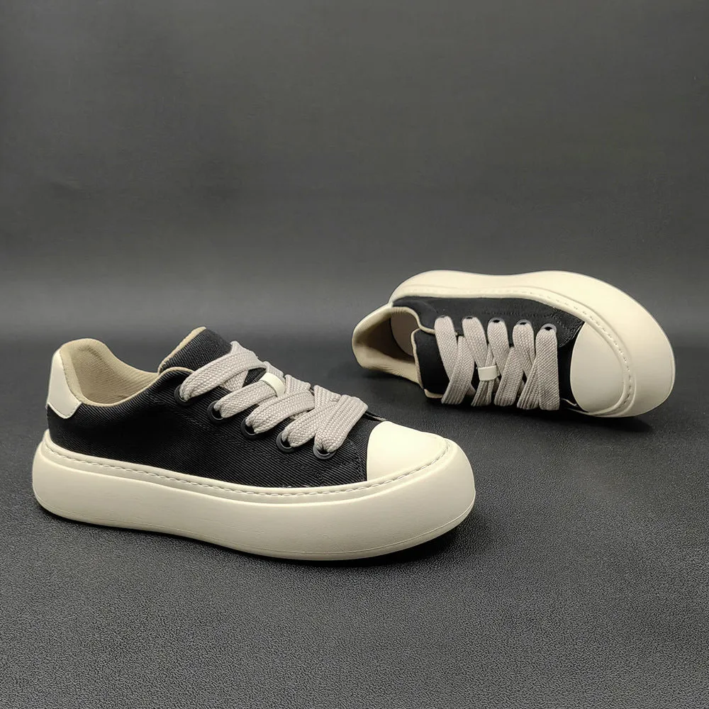 Men Minimalist Fashion Canvas Breathable Casual Sneakers