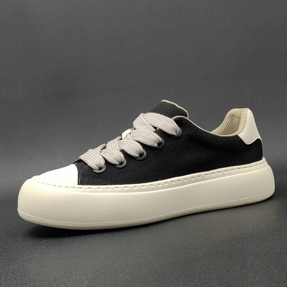 Men Minimalist Fashion Canvas Breathable Casual Sneakers