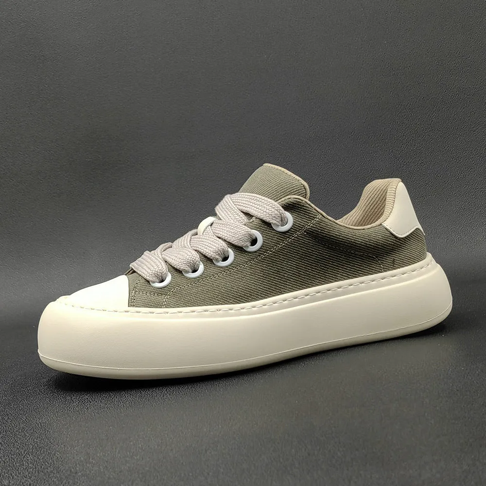 Men Minimalist Fashion Canvas Breathable Casual Sneakers