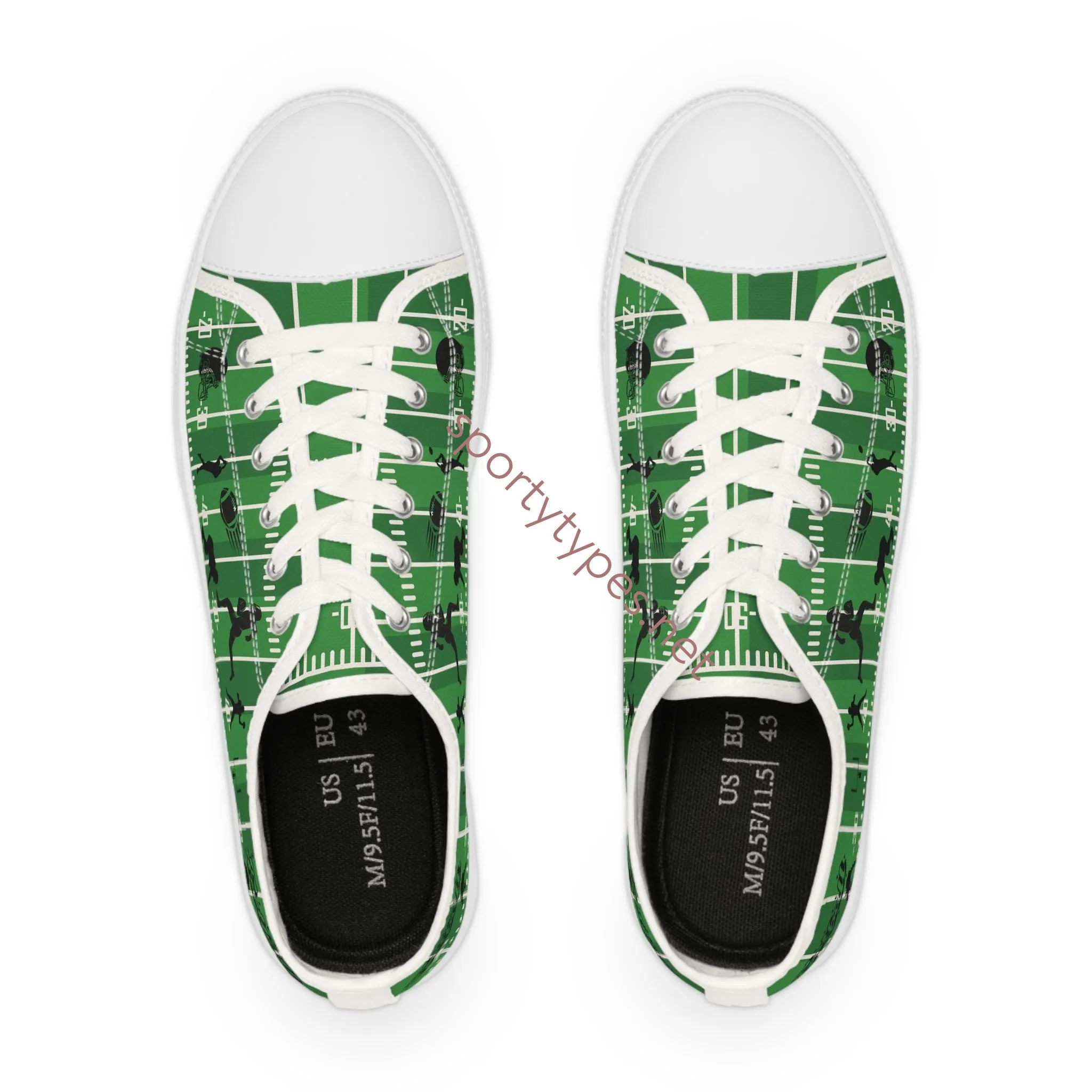 Men's American Football Canvas Low Top Sneakers